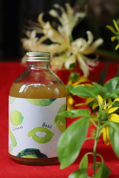 Citrus Basil ｜黄金柑、バジル  [month by month ノンアルコールシロップ]