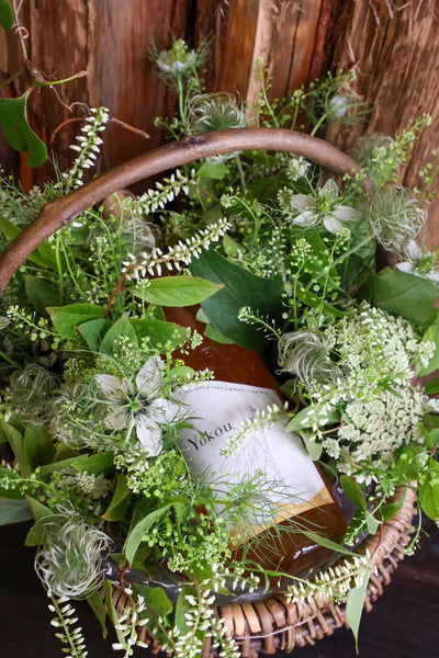 summer green basket