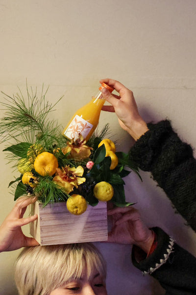 caption:箱庭＋mini bottle(180ml) 1本セット